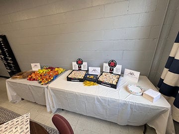 Photo of food on table